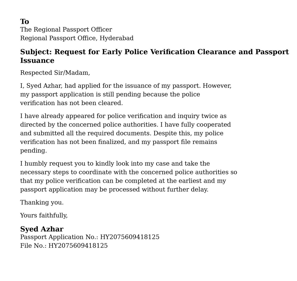 Im_SyedAzhar's tweet photo. @rpohyderabad @passportsevamea https://t.co/a6PxbBad6v