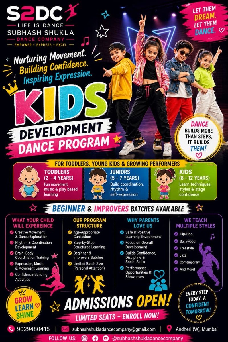SubhashShuklaDC's tweet photo. #kids #kidsbatches #kidsdance #s2dc #dancewiths2dc #teams2dc #dancewithsubhash #teamsubhash #subhashshukladancecompany #dance #danceclasses https://t.co/qI87g4zCcJ