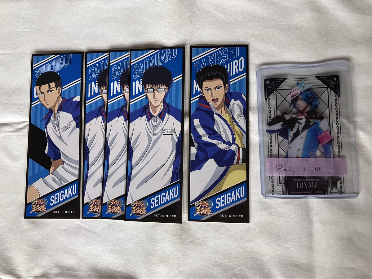 mo____11___ru's tweet photo. 【交換・譲渡】テニスの王子様 テニプリ ロングステッカー ロンステ

譲:画像1~6枚目参照（ALT有）

求:菊丸♾＞＞リョーマ海堂跡部日吉仁王白石一氏財前（コンプ目的のため各1）＞芥川♾＞50/枚

✶ N2⇔R1可能
✶ 郵送のみ
✶ 譲渡の場合PayPayのみ

お気軽にお声掛けください⟡.· https://t.co/PgJRwgEwKl