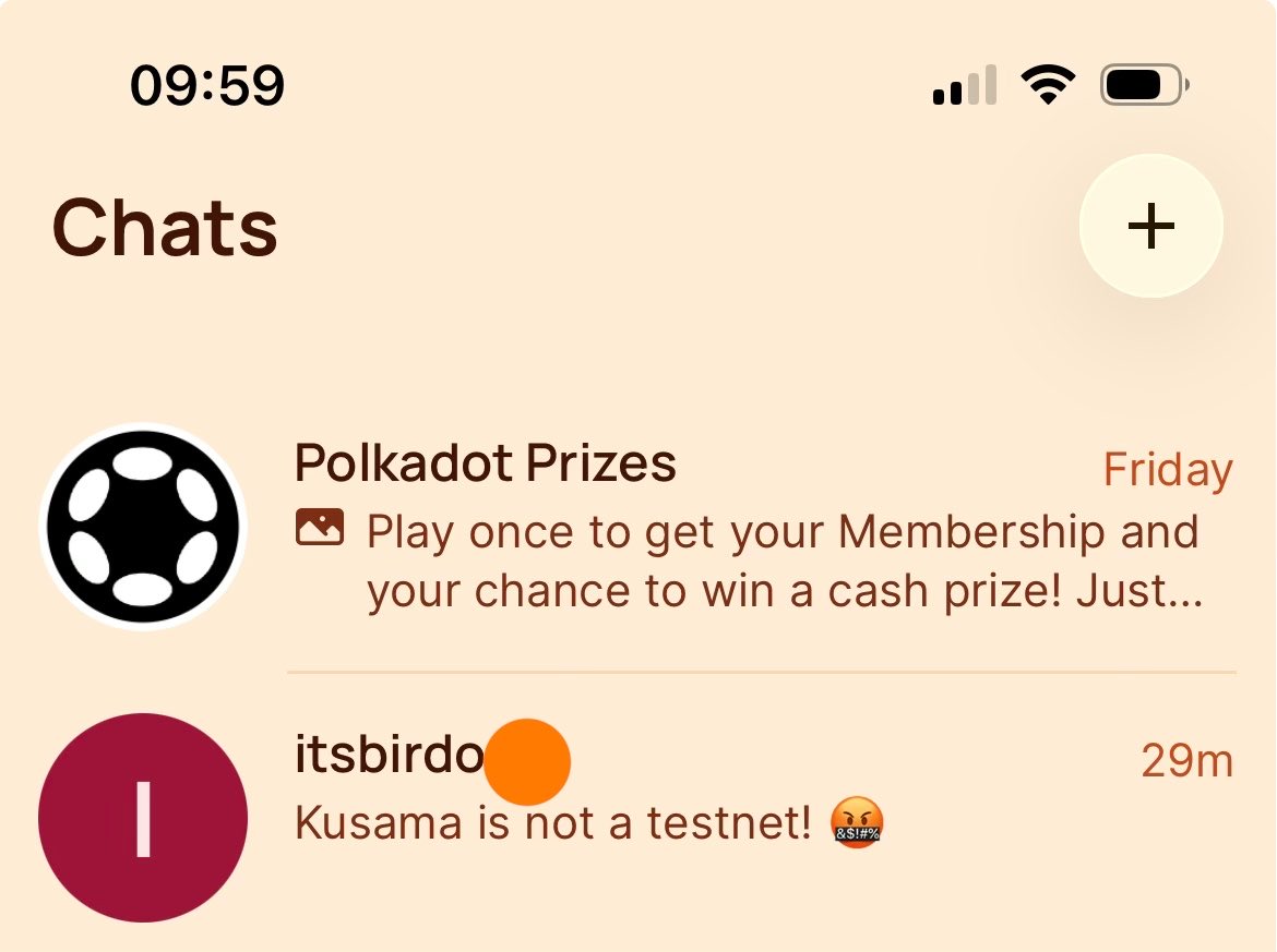 alice_und_bob's tweet photo. I know it’s popular on Twitter to harass @itsbirdo_ to finally release the Polkadot app. 

But you don’t need Twitter for that anymore. You can now do it on the Polkadot app! https://t.co/XIkZk82ZdY
