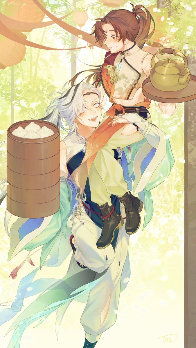 Milou_nyoo's tweet photo. Blade &amp; Eiden helping out~!
#NUcarnival  #ブレエイ #エイト #新世界狂歡 https://t.co/vudSaTTlZ1
