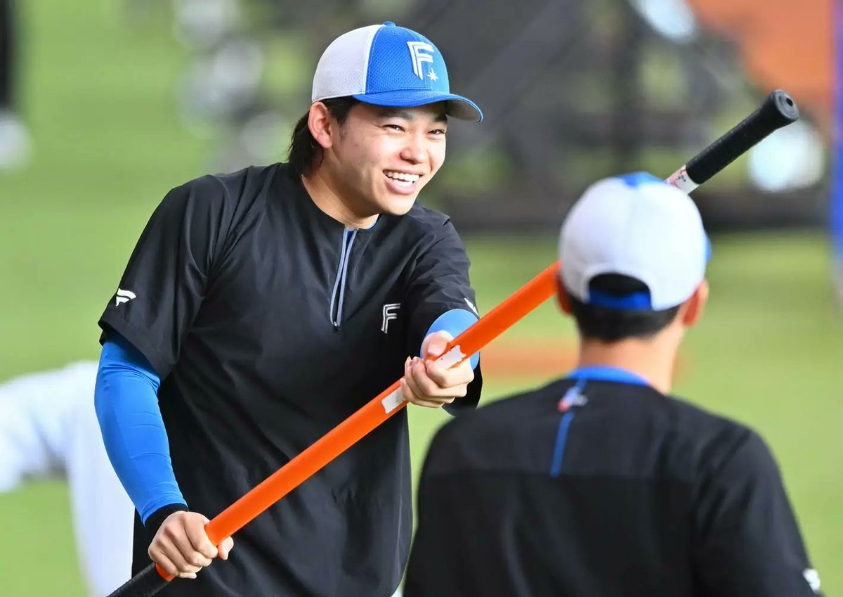 doshinsports's tweet photo. 田宮裕涼　球宴で阪神・坂本に学ぶ
「裕涼に合うかもしれない」と助言してくれたのは… 
| 道新スポーツ
https://t.co/U0j6hnwVxD @doshinsportsより #lovefighters https://t.co/FnAIIpvm12