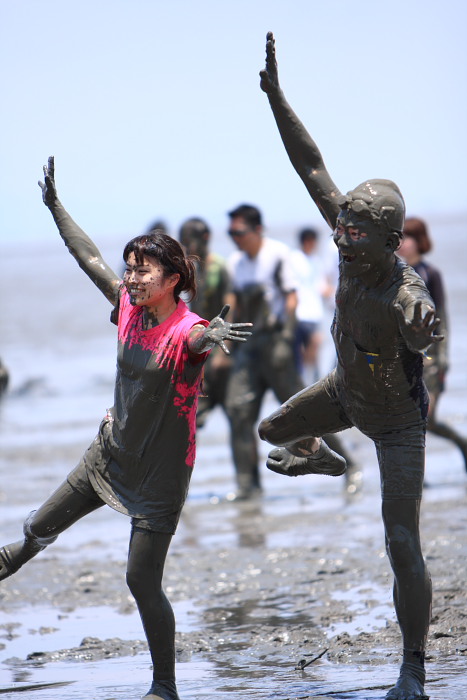 ab3iym's tweet photo. ＭＵＤ【５】

干潟の女神たち＾＾
干潟には華が必要なんだよね！
#ガタリン　#泥まみれ　#ＷＡＭ　#干潟ＷＡＭ https://t.co/5BCaP08iGr