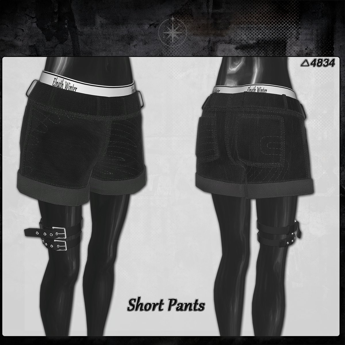 ElnathWinter's tweet photo. 【WIP】
「Street Steps」の進捗報告です。
ショットパンツのカラーバリエーションです。
カラーバリエーションは8種類です。
#VRChat
#ElnathWinter https://t.co/B7714aW62j