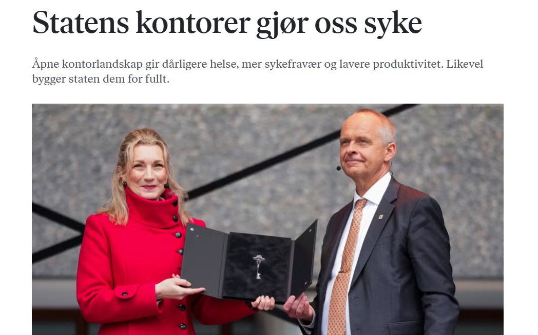 JanHerdal's tweet photo. Dette er for lengst rimelig gammel og modnet kunnskap nå. Inntrykket fester seg at offentlig sektor er absolutt sist til å ta nye signaler. Hvor mange milliarder koster denne sta likegyldigheten samfunnet, for ikke å snakke om de ansattes trivsel og helse? https://t.co/BUgOcaTwEV https://t.co/TInb1PrnpR