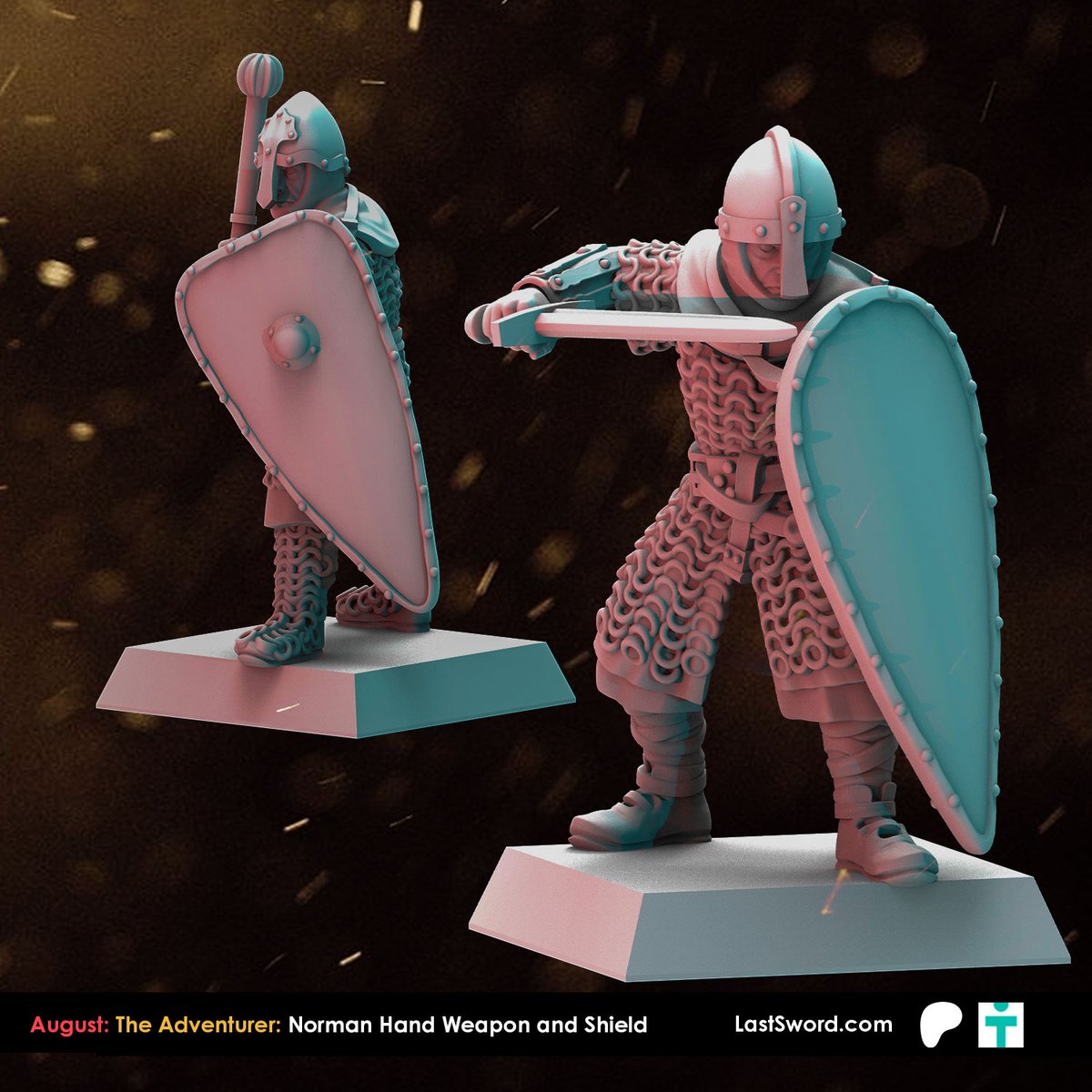 LastSwordMinis's tweet photo. August Patreon: The Adventurer: Norman Hand Weapon and Shield
The heavy infantry was deployed to confront the enemy.
Get them soon at our Patreon
-
#norman #darkage #wargame #SAGAAgeofVikings #SAGA #Swordpoint #HailCaesar #LionRampant #LArtdelaGuerre https://t.co/4jDOAKgFlU