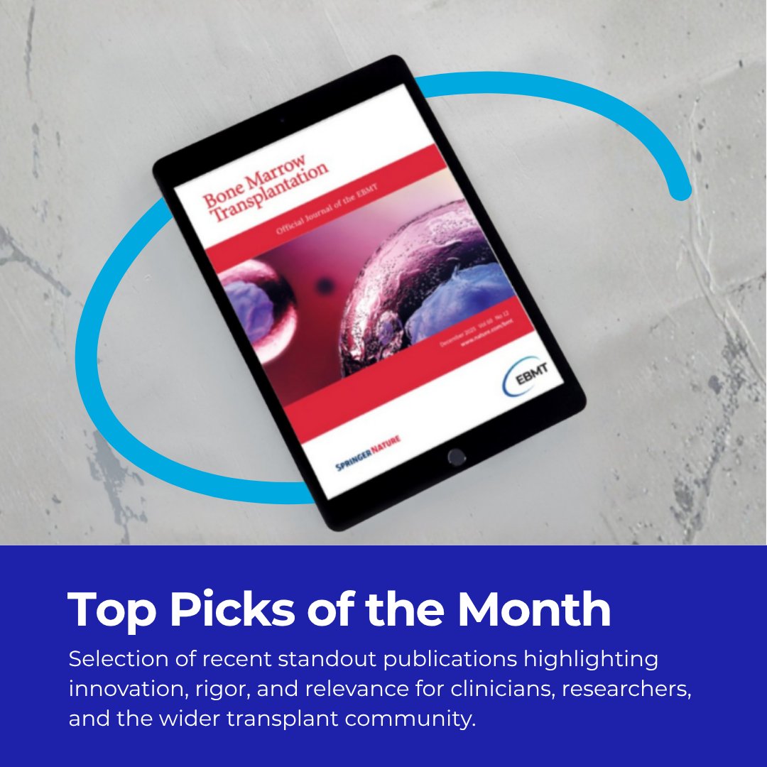 TheEBMT's tweet photo. 🔖Discover the Editors’ Picks from @BMTjournal: essential new EBMT guidelines, clinical insights, and abstracts from our 52nd Annual Meeting. Advance your practice—read the latest now. 

https://t.co/s2LxwuZ4nM

#EBMT #Transplantation #CellTherapy https://t.co/8Wi7fpjkay