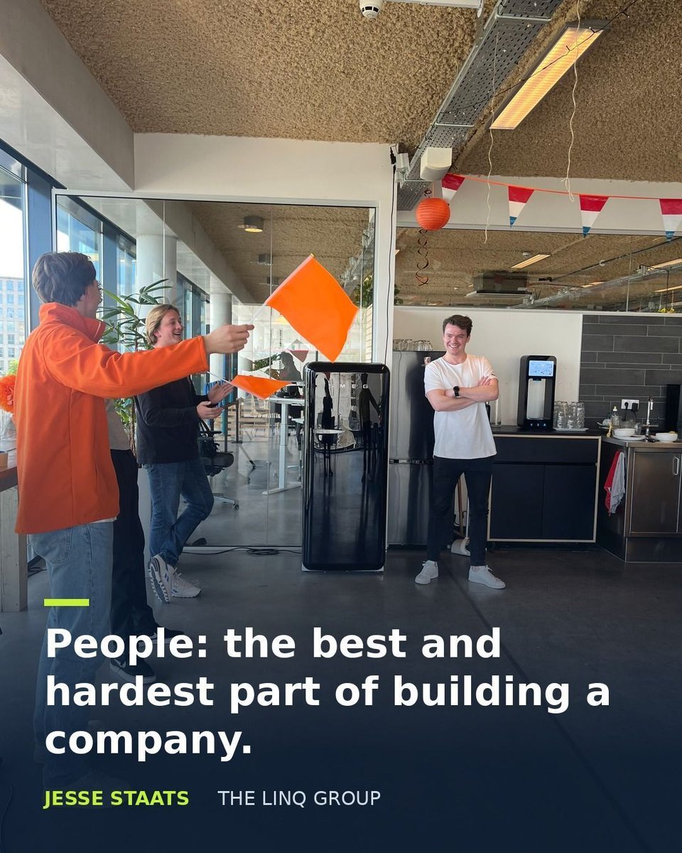 jesse_staats's tweet photo. The best and hardest part of building a company are the same thing. People.

A team builds what none of you could alone. But you will lose some you wanted to keep.

My job is not to control the team, it is to keep learning to lead it.

Your hardest people lesson? https://t.co/oxyiE8AcsE