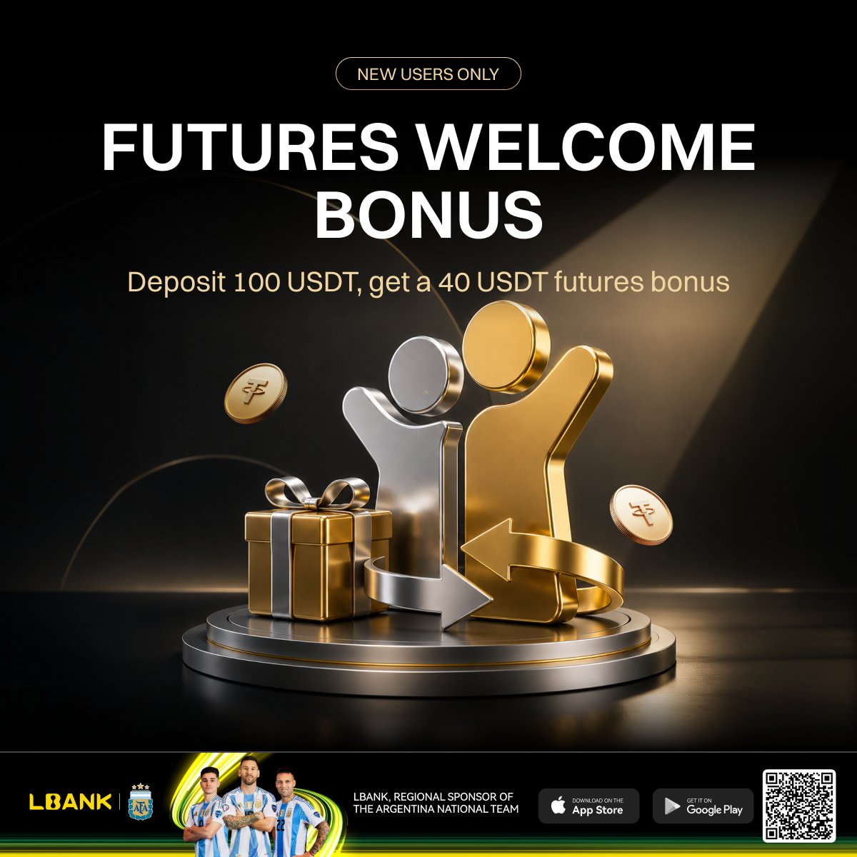 LBank_Exchange's tweet photo. Your first futures move comes with a boost. ⚡

New users can deposit 100 USDT and receive a 40 USDT Futures Bonus on LBank.

Claim your welcome bonus:
https://t.co/pHSnTpMFk5

#LBank #FuturesTrading https://t.co/1olBXQEQrE