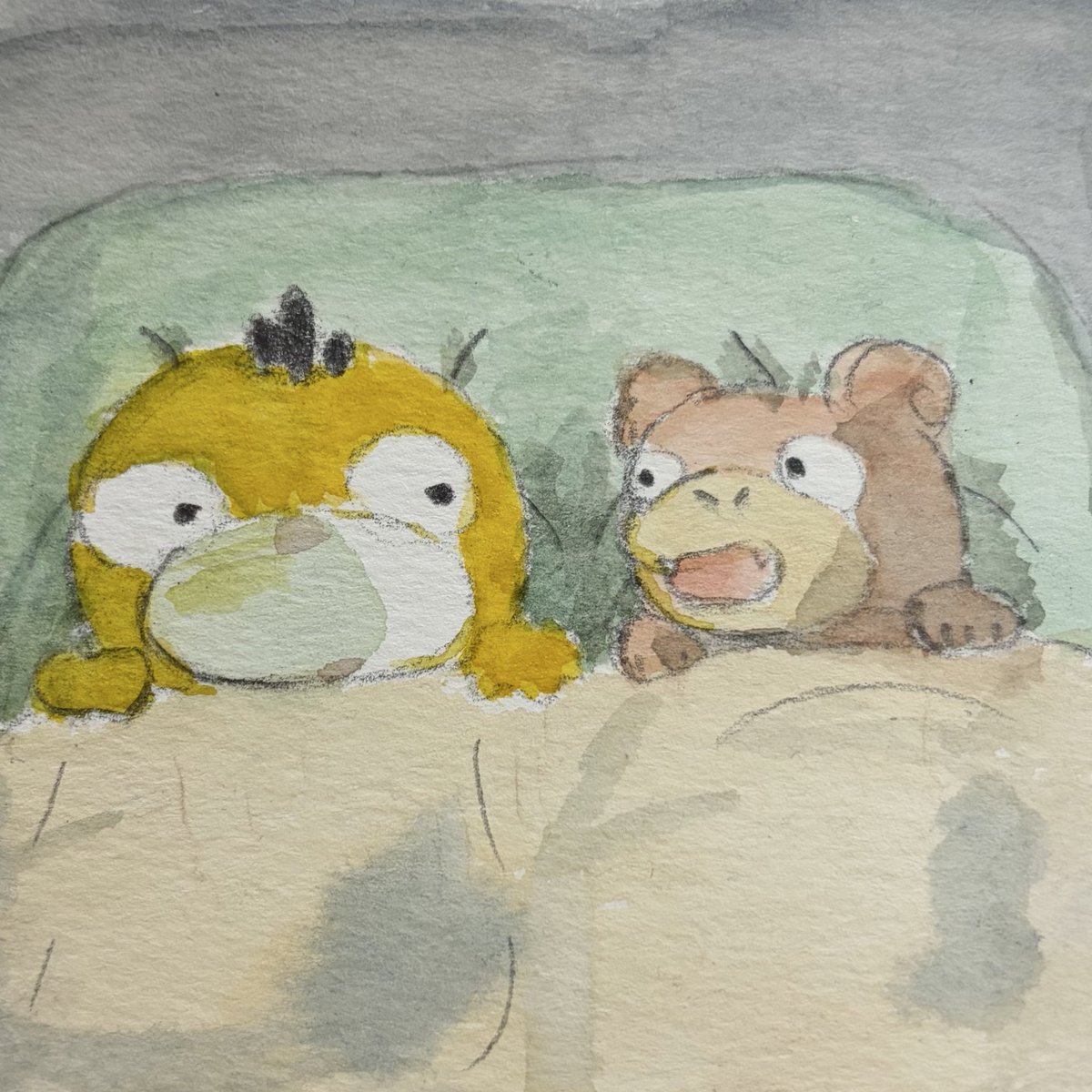 よーわかんないコダックだよ！ コダックとヤドン🌕/psyduck&slowpoke