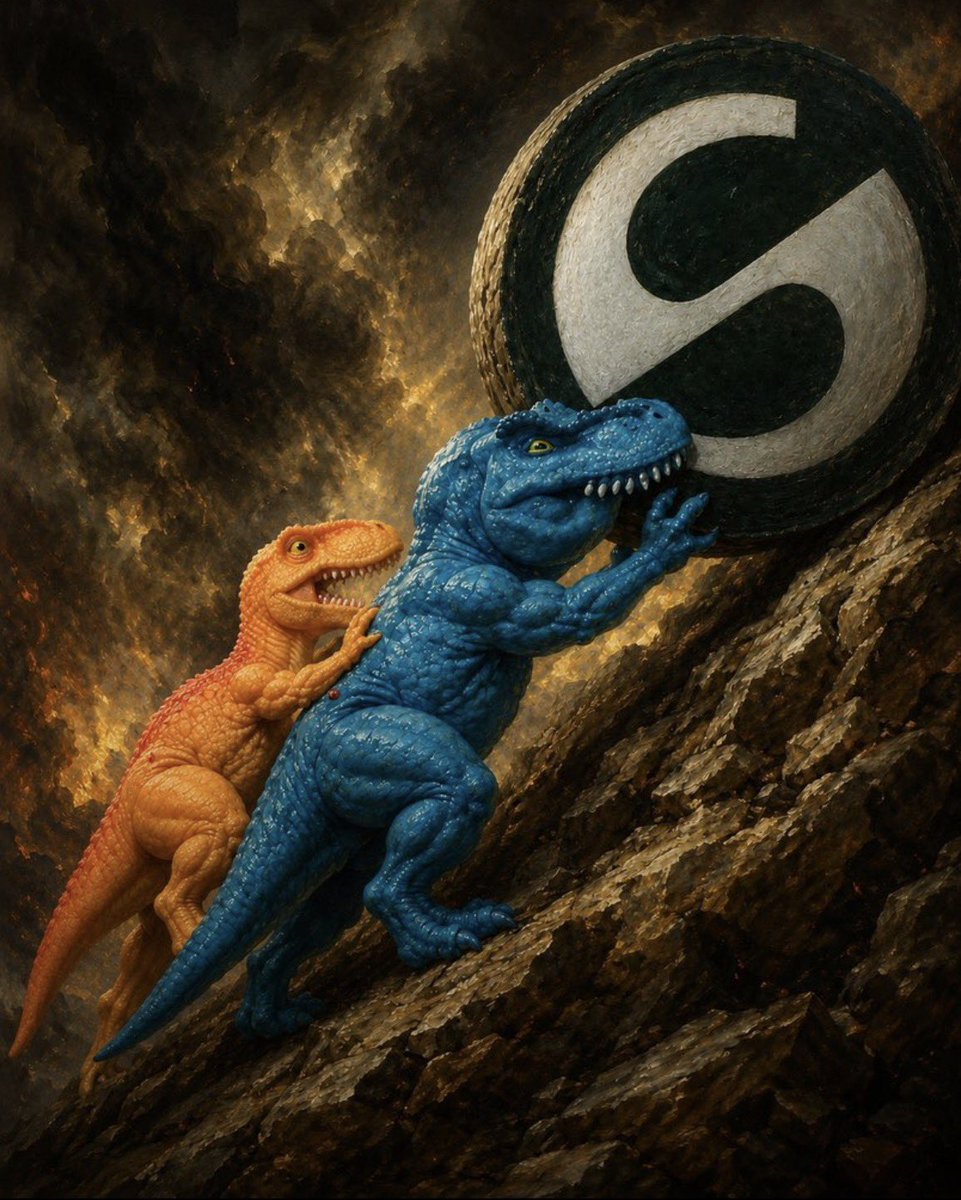 d_faceless_man's tweet photo. gm 

the brothers are riding out 🦕🦕

$FEFER x $VEFER https://t.co/r0XHIx6kVK