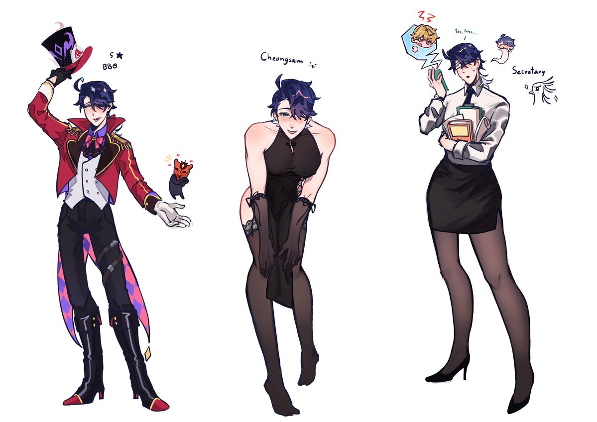 Kuro_fuuuu's tweet photo. Outfits sketch(?) pls ignore anatomy 😔 https://t.co/b0VtpDmZjb
