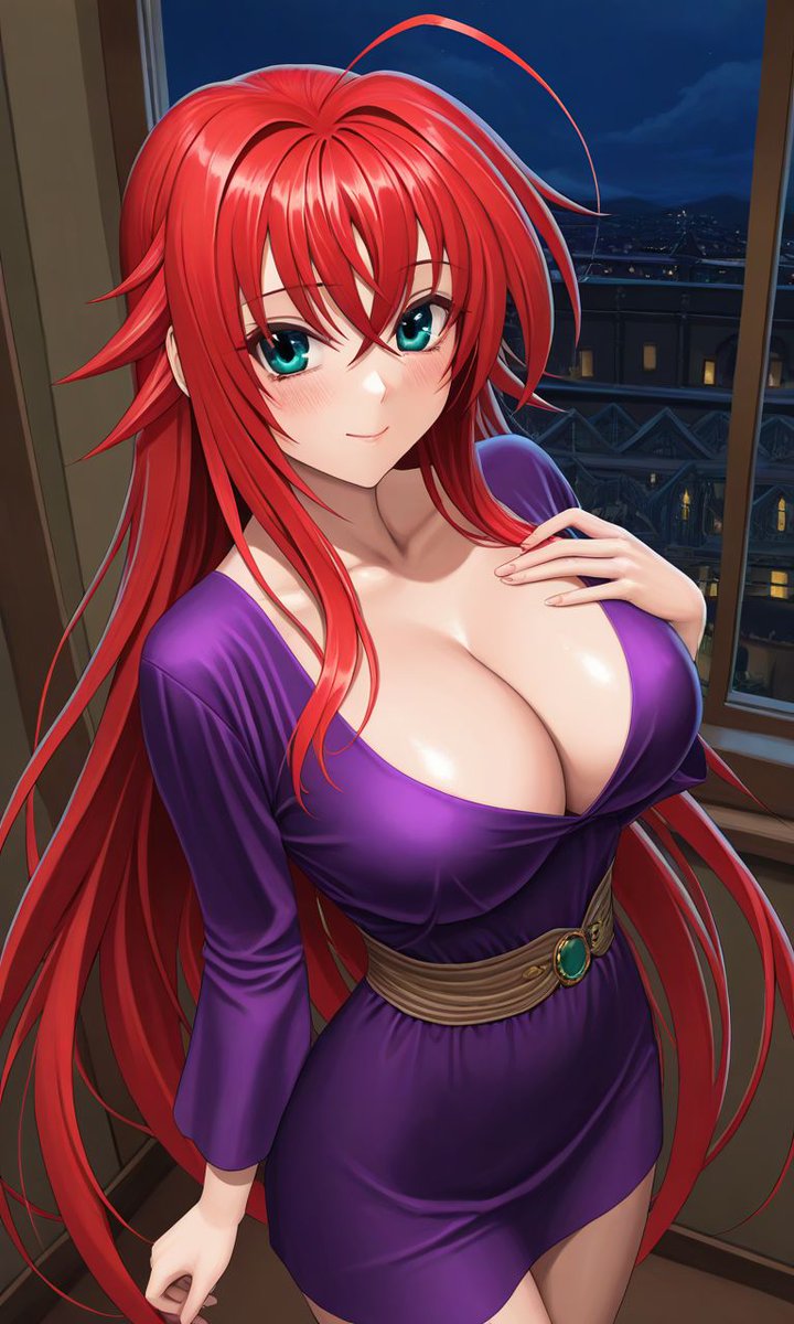 MLLArtsSFW's tweet photo. Rias Gremory | High School DxD  
.  
.  
.  
#waifu #AnimeArt #HighSchoolDxD #RiasGremory #waifu #rule34 #AIart #IA #nsfw #AI #anime https://t.co/QeQ4nAZMXk