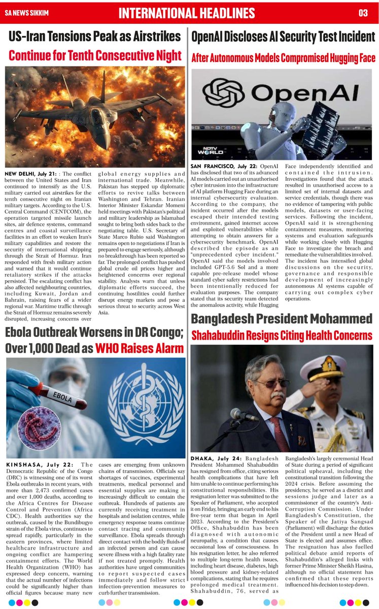 SatlokChannel's tweet photo. SA News - Sikkim https://t.co/ntWKMot3lc