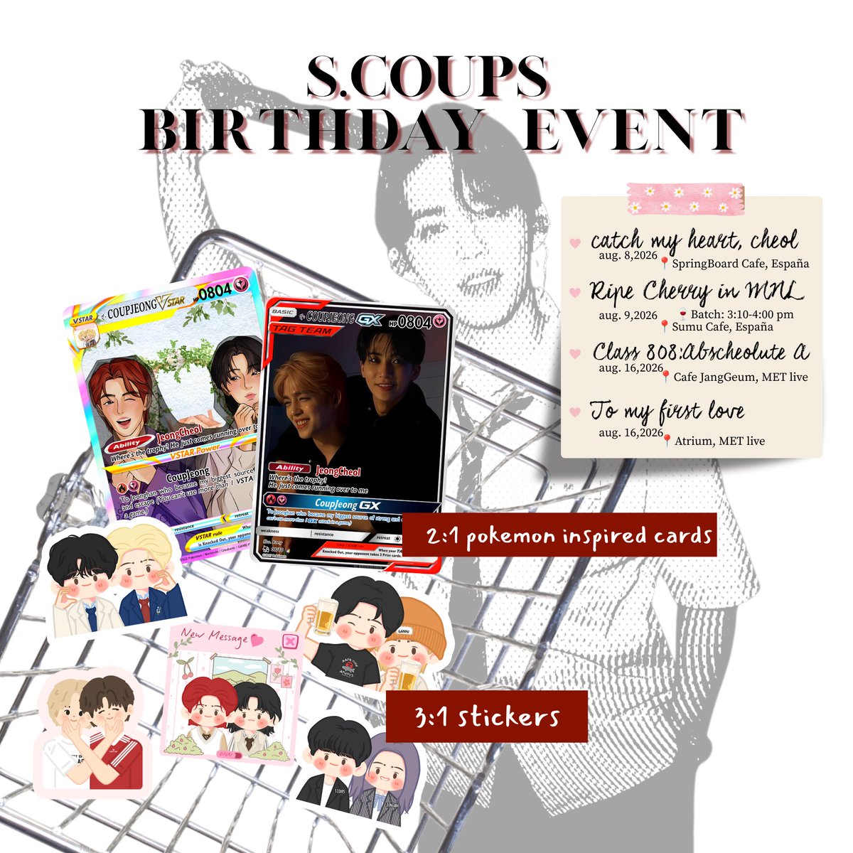 flcn_azery's tweet photo. ꫂ╮
ᜊᜊ Scoups Birthday Event ⋆˚꩜。
⋆˚࿔ fan support by: @flcn_azery
🜼 like & rt
🜼 lim qty
🜼 open for trades
#SCOUPS_FirstLove by @ph_scoups
#RIPECHERRYinMANILA by @scoups_phil
#CatchMyHeart_Cheol
#Class808 by @526CLOVE https://t.co/qQvhJY3VKf