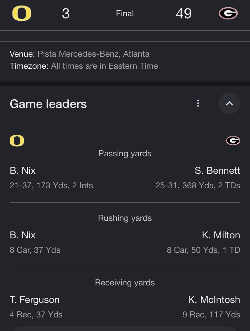 KingHaynes2's tweet photo. @JoeyMarchant2 @TopTierUGA So different that he lost 3-49 https://t.co/opxQxXUbFw
