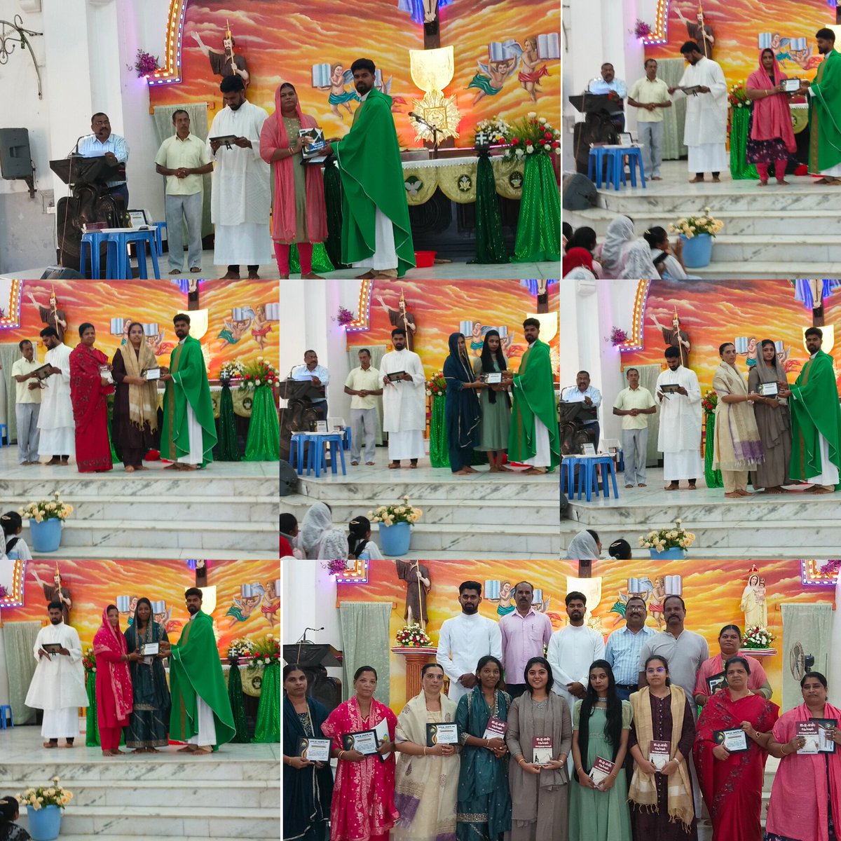KnowledgeFound3's tweet photo. The academic achievers in Class 10 and 12 were honoured in Poothurai, Kanniyakumari, India https://t.co/SPq45LLDgW