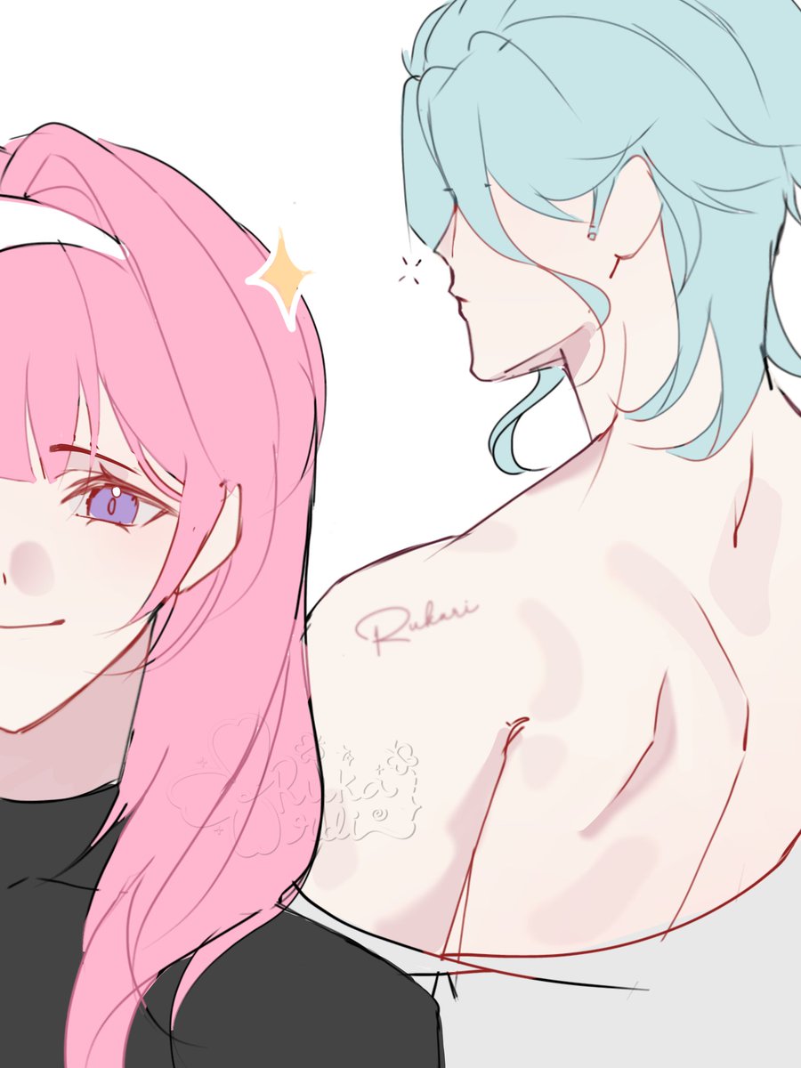 tsudiannie1's tweet photo. [ #yumelokalgallery #Yumeruuk: modern au ]
ㅤㅤㅤㅤㅤ 🌸🧪ㅤ|ㅤ 永Dottoruka

"And he's got my name tattooed on his arm like his lucky charm 🤍" https://t.co/9w609OpTVo