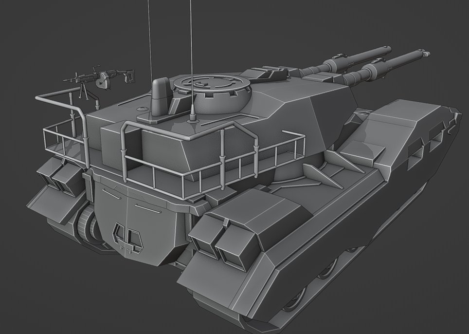 sumo47113's tweet photo. after forgetting for so long, here's a update for the type 61 I've been working on for some time, I like working on it but times I just feel like doing other stuff takes over more, like painting miniatures or games, will share some painting I've done.

#gundam #arma3 #blender https://t.co/DfmawWyLvE