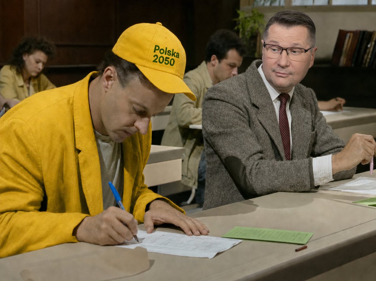 PL_2050's tweet photo. .#EfektCzarnka w praktyce:

🗣️ drzeć się jak Braun,
💡 kopiować Polskę 2050.

Najpierw wyższy drugi próg podatkowy. Teraz regulacja najmu krótkoterminowego. https://t.co/vlFwUxDOmT