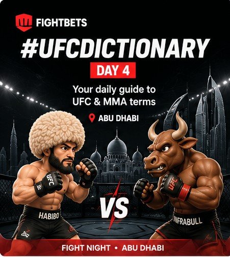 Hathsath54's tweet photo. So last week I started a series
And today I'm continuing
Welcome to Day 4 of #UFCDICTIONARY
Built to educate the @FIGHTBETScom community on
$
#UFC and #MMA terms
I'll be doing this all through till the weekend https://t.co/2ge4BpyeEB