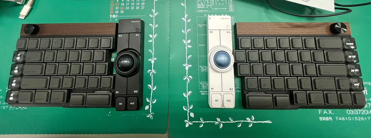 nfthe_daybreak's tweet photo. ちなみにこうなったけど黒のNape ProはM2ボタンが死んで右クリックが今はどこに割り当てても動かないけどJiffy75LPはタッチタイピングできる人にはかなりいいです
バックライトついてるのとFキーがある点でNocfree&が気になる
#jiffy75lp
#napepro
#jezailfunder
#Keychron
#Gizmodo https://t.co/Ofo0ArQWkM