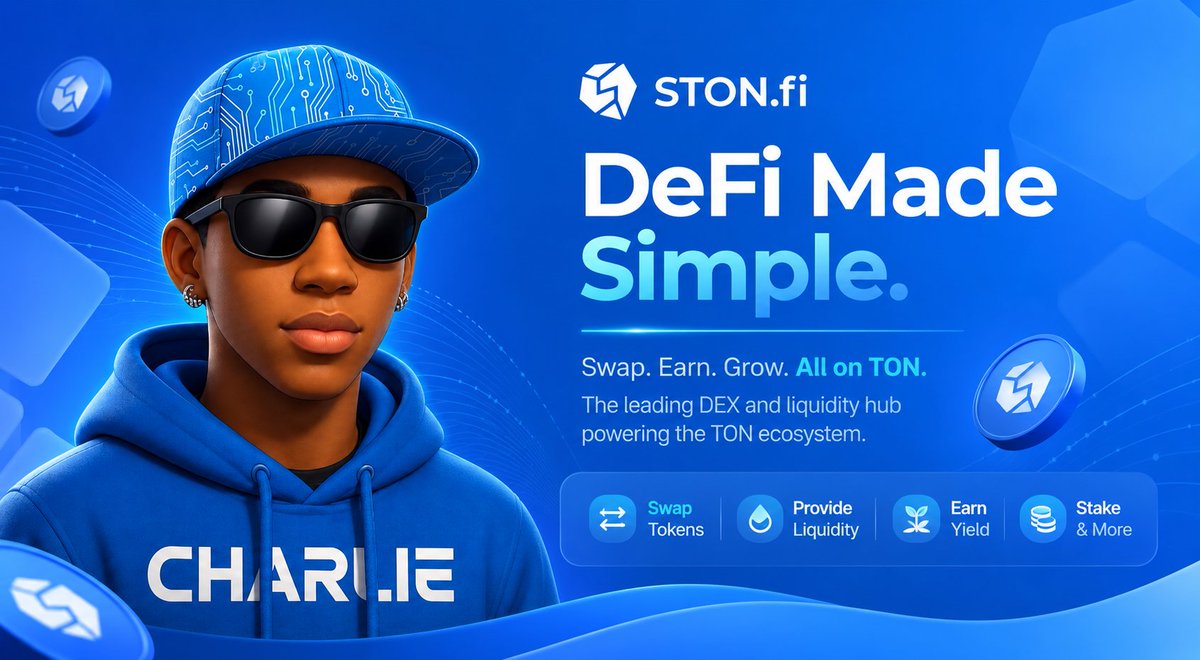 charlesnwawo's tweet photo. Everyone talks about the next big blockchain.

But here's a better question...

What good is a blockchain if moving assets on it is difficult and DeFi feels intimidating?

That's the challenge @ston_fi is solving on TON Blockchain and it's one of the reasons I'm genuinely excited about what they're building.

Let's dive in. 🧵