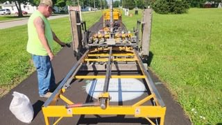 GlobeDecorative's tweet photo. We were part of a very interesting project inShirley, IN, along the community’s Heritage Trail. We applied (10) 4-ft. diameter “Silver Dollar” artwork logo designs to the trail surface that passes by the famous Jane Ross Octagon House, built in 1879. https://t.co/ffZBL2Skms https://t.co/K1QYMI52g3