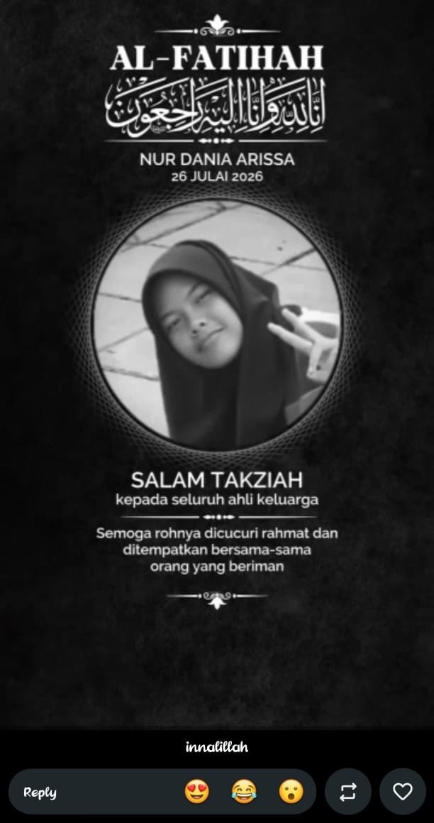 ekstensialsial's tweet photo. TELUK INTAN

Seorang lelaki Keling MABUK telah melanggar seorang pelajar Melayu yang baru pulang dari aktiviti sekolah sehingga mati.

“Mangsa/arwah merupakan seorang anak didik yang baik, rajin mengikuti aktiviti kokurikulum dan mempunyai potensi cerah dalam bidang akademik” - Cikgu SMK Srikandi Teluk Intan

Masa depan beliau dan keluarga hancur disebabkan Keling mabuk ini.

#PariahWatch

⚡️⚡️