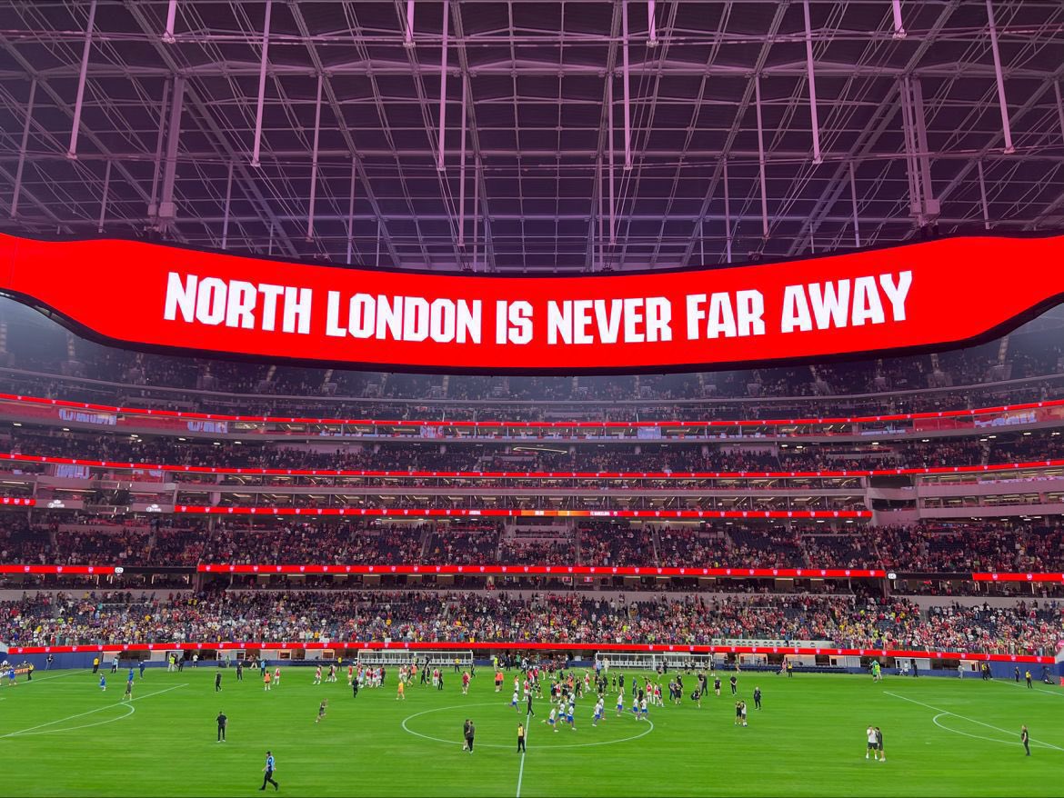 afcstuff's tweet photo. 𝐍𝐨𝐫𝐭𝐡 𝐋𝐨𝐧𝐝𝐨𝐧 𝐈𝐬 𝐍𝐞𝐯𝐞𝐫 𝐅𝐚𝐫 𝐀𝐰𝐚𝐲. ❤️

📍 SoFi Stadium, on this day in 2023. 🏟️🇺🇸 https://t.co/3pzhhRYfx9