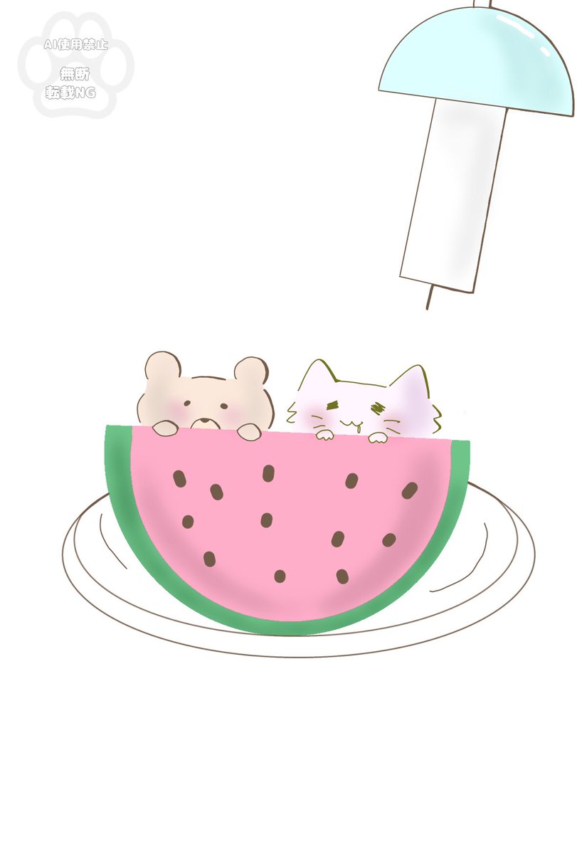 suguru_m423's tweet photo. 美味しそうなスイカ
食べたいなあ〜
ねえ、いいでしよ〜？？
#イラスト #ゆるいイラスト #スイカのひ https://t.co/ulDZRucGh3