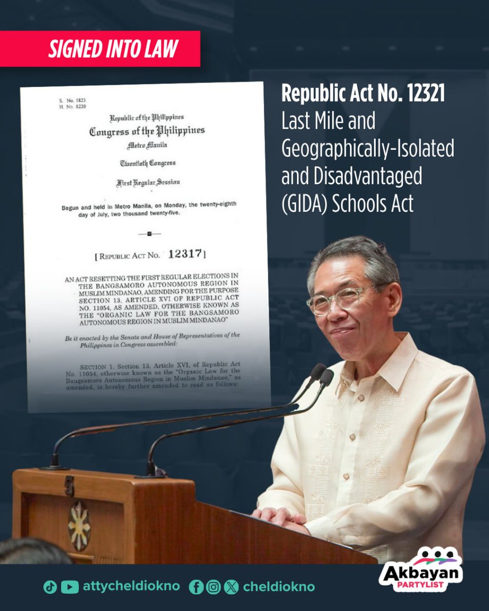 ChelDiokno's tweet photo. MARAMI NANG NASIMULAN. MAS MARAMI PANG IPAGLALABAN. 💖💚💜

Sa unang taon natin sa Kamara, nakapaghain tayo ng 196 primary-authored bills at 32 co-authored bills.

Kabilang dito ang dagdag-sahod at student allowance hanggang sa proteksyon ng mga bata, manggagawa, at karapatan ng mamamayan.

Dalawa rin sa mga panukalang sinuportahan natin ang isinabatas na.

Ano ang gusto ninyong mas tutukan natin sa susunod na taon sa Kongreso? Comment below and share this report!
