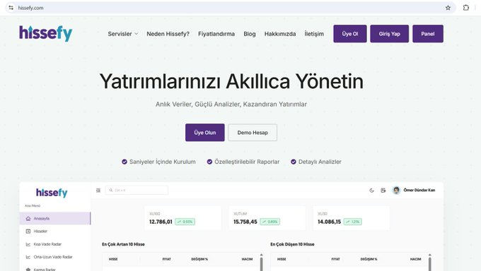 Destinclassic2's tweet photo. Değerli arkadaşlar,

Sizler için yepyeni bir ürün çıkardık!
Sizin en iyi ve en yakın FİNANSAL ANALİSTİNİZ olacak...

https://t.co/Q7mxVJEsTx 

✅Yapay zekamıza istediğiniz hissenin analizini sorup; teknik ve temel analiz alabileceksiniz :)
✅Kısa vade radarlar ile TEK TIKLA https://t.co/I9Y3N93paq
