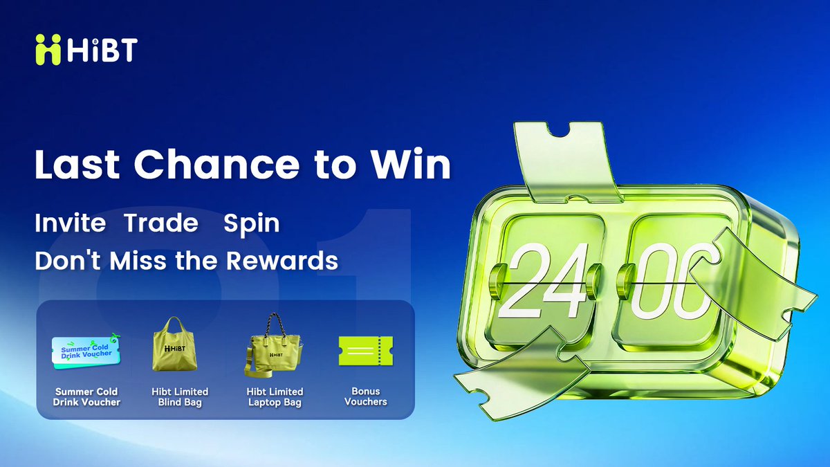 HibtAsia's tweet photo. ⏰ Cơ hội cuối cùng!
Summer Lucky Spin của #Hibt sắp kết thúc!

Bạn vẫn chưa nhận voucher đồ uống mùa hè? 🥤
Hay vẫn đang chờ quà lưu niệm HIBT phiên bản giới hạn? 🎁

Hoàn thành các nhiệm vụ còn lại để có cơ hội cuối cùng nhận:

🥤 Voucher đồ uống mát lạnh mùa hè
🎁 Quà lưu niệm HIBT phiên bản giới hạn
💰 Các voucher thưởng hấp dẫn

👇 Đừng bỏ lỡ lượt quay cuối cùng — mang may mắn về ngay hôm nay!

✏️Đăng ký tài khoản ngay: https://t.co/gTu7RviJ29