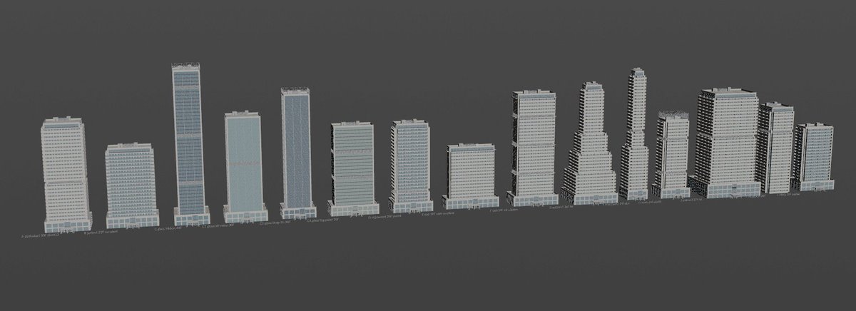 boukansyax's tweet photo. 高層マンションも作った
#Houdini https://t.co/ErGbQzcTZY