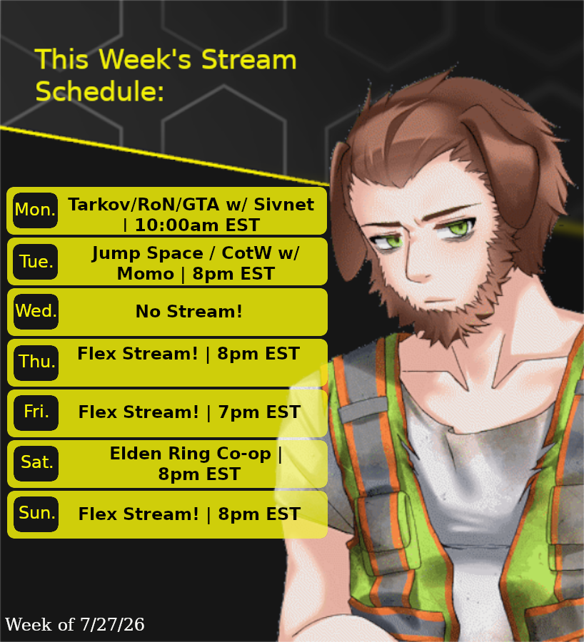 SaucySnark's tweet photo. The Powers That Be have allowed me another week on this Earth. I'm your problem, now.  #Vtuber #ENVtuber #VtuberEN #VtuberSchedule https://t.co/fFP7OtsxJt