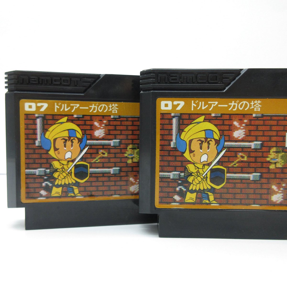 084RetroGAME's tweet photo. とんでもない激レアが…！😳

ファミコン版『ドルアーガの塔』なんですが、カセットの刻印をよく見ると…

レトロゲームの沼は深すぎる。🎮‼️

近日中に出品します！
コレクターの方は要チェックです！👀💥

#レトロゲーム #ナムコ #エラー品 #激レア #ヤフオク https://t.co/xgcU9rRknd