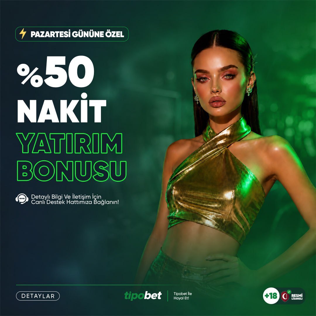 tipoxsosyal's tweet photo. 🏆  Pazartesi Günü Özel %50 Nakit Bonus'u Aktif!

👍 Tipobet'te Bol Kazançlı Bonus ile Pazartesi Sendromu Son Buluyor!

#tipobet #denemebonusu https://t.co/tQZno8VeIv
