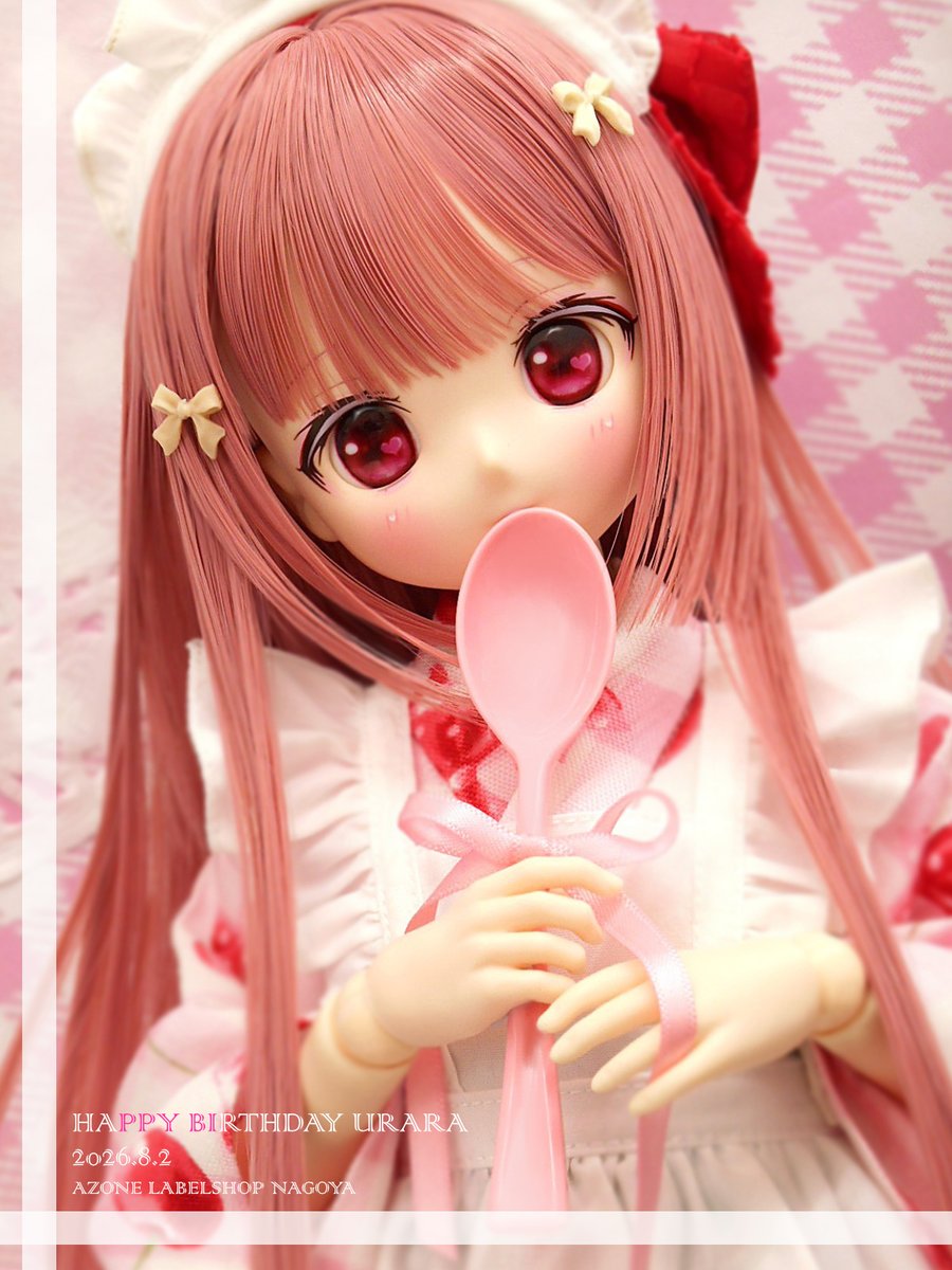 ls_nagoya's tweet photo. 【おめでとうございます】
本日8月2日は、Iris Collect petit(アイリスコレクト プチ)『うらら』ちゃんのお誕生日です🌟
うららちゃん！Happy Birthday°˖✧◝(⁰▿⁰)◜✧˖°
https://t.co/ar69huEW0R
#UraraBirthday #azone #アゾン #アイコレプチ #Beshinewig #IrisCollectpetit https://t.co/zGJJEV91Rs