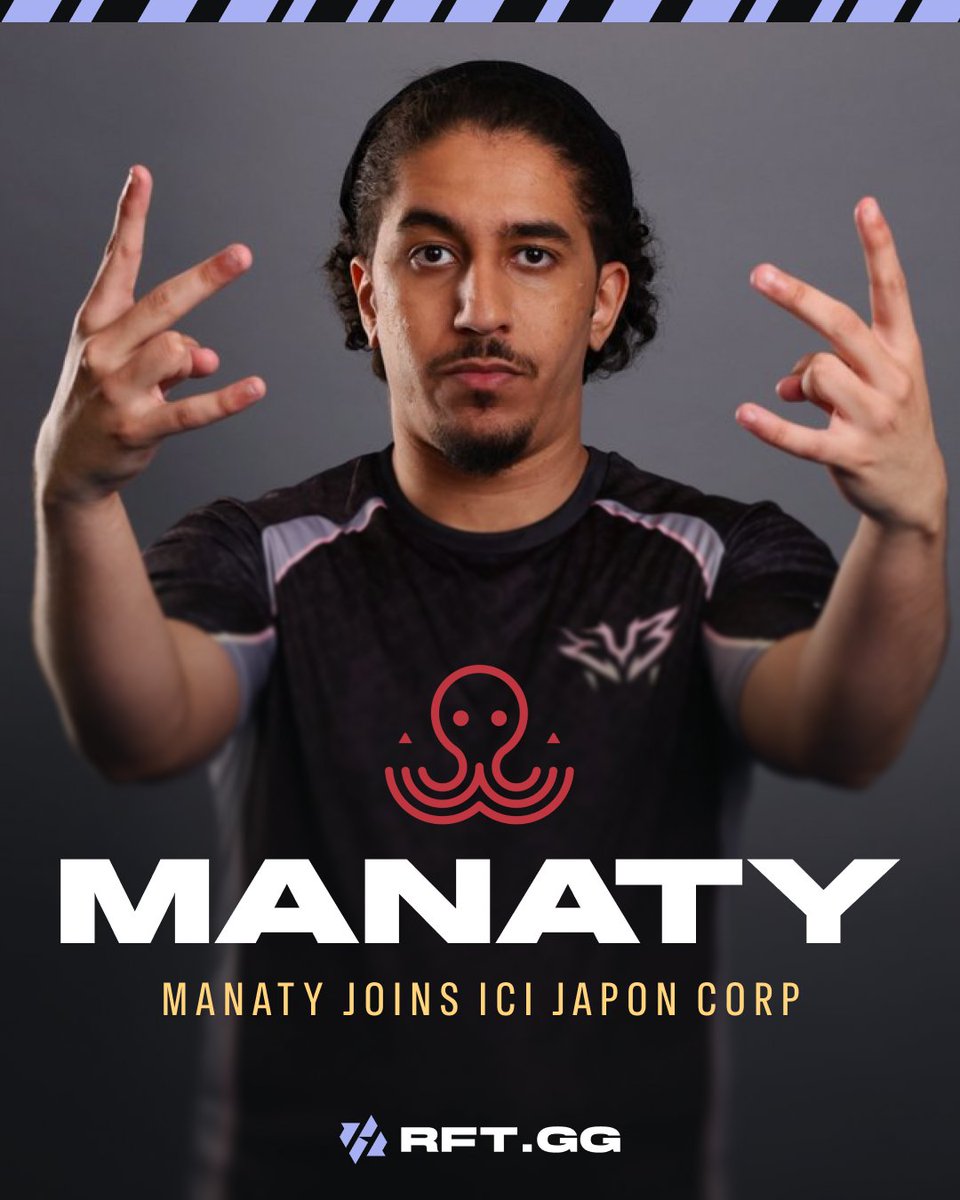RFTGGlol's tweet photo. [BREAKING] Manaty 🇫🇷 is set to join Ici Japon Corp. ✍️

The French jungler has been added to the team on Riot Games’ Global Contract Database.

Source: LoL Global Contract Database https://t.co/yjbWhA762x