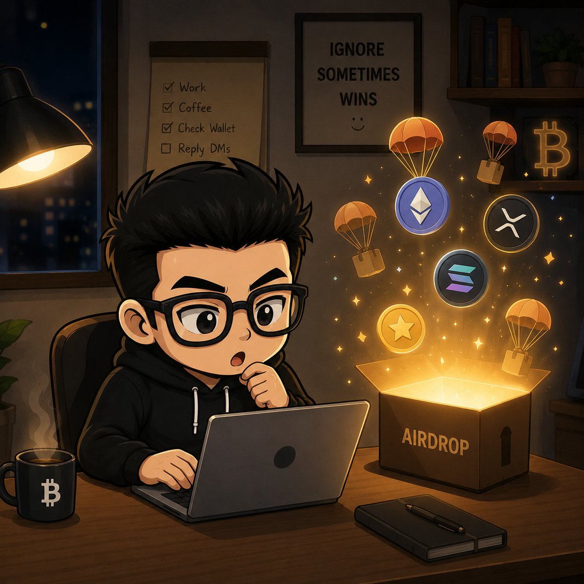 vicky_thriew's tweet photo. Logged into an old wallet I hadn't opened in years. Found an airdrop I'd completely forgotten about. 

Turns out ignoring it was accidentally one of my better investment strategies. @RallyOnChain https://t.co/XRDxggY5eC