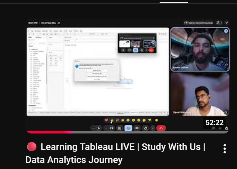 DipeshMain14648's tweet photo. ๐ Just wrapped up a live Tableau study session on YouTube with my friend! ๐
If you're learning Tableau or want to start, join us in the next live session. Let's learn together! ๐
https://t.co/nCTy72lDI6
#Tableau #DataAnalytics #LiveLearning #YouTube #LearnTogether https://t.co/eApJUkWTeB