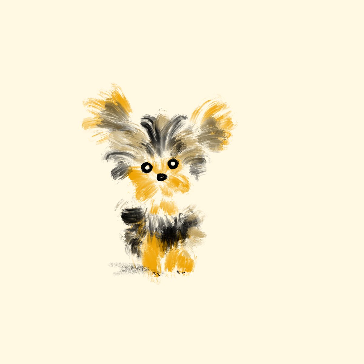 riposhima's tweet photo. スケッチ 小さ犬 https://t.co/MqVfhXrIVc