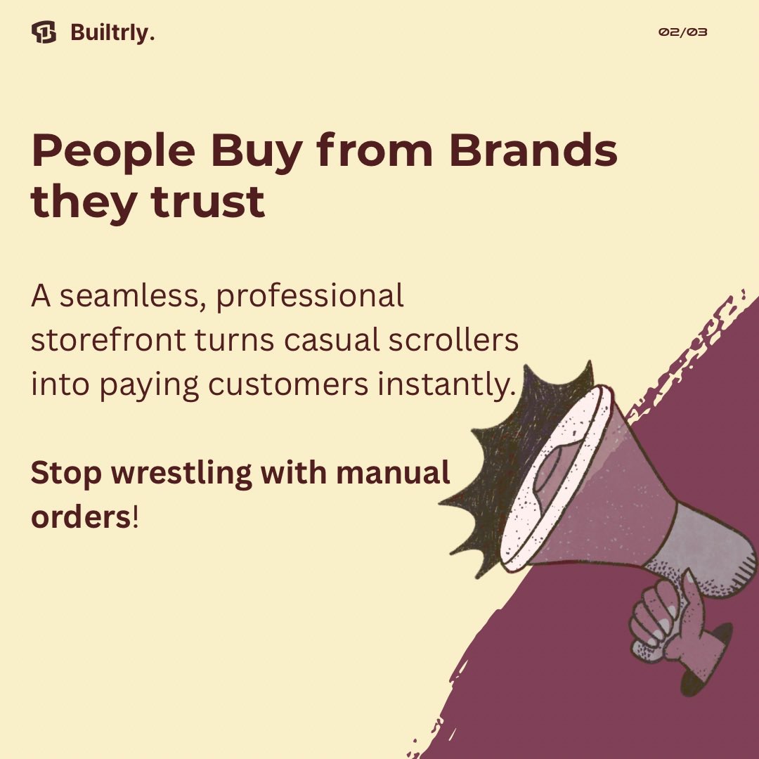 Builtrly's tweet photo. Haven't upgraded your hustle yet? 

Tap the link in our bio to build your free automated store in 5 minutes. https://t.co/5mVzMiwPlz