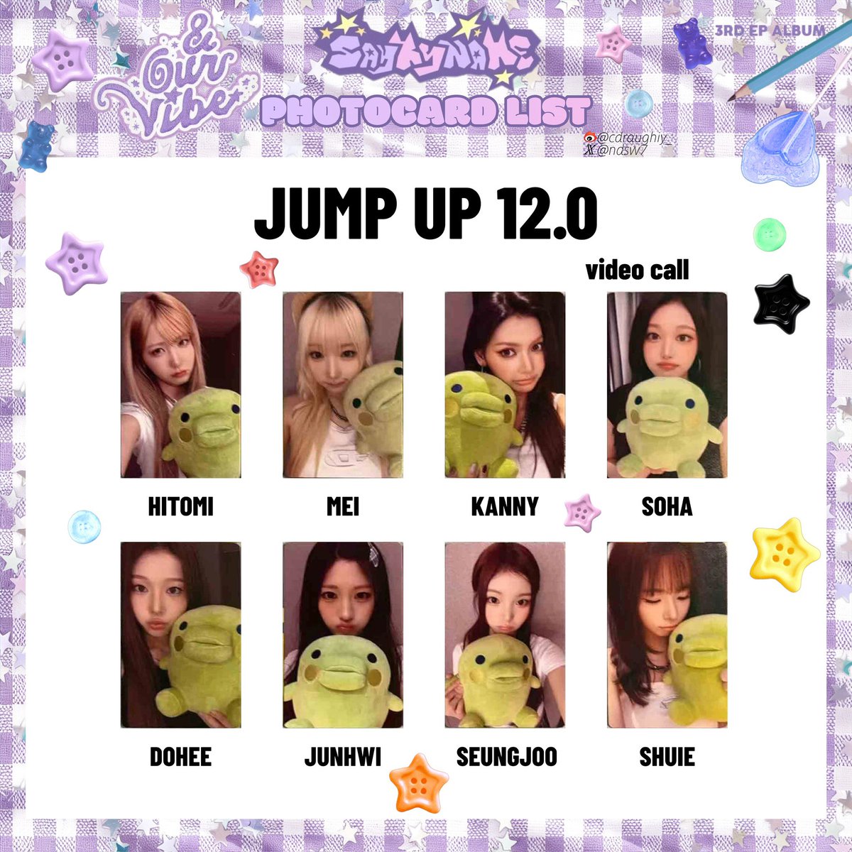 ndsw7's tweet photo. saymyname 세이마이네임 photocard 포카 
 
jumpup 12.0

#세이마이네임 #SAYMYNAME https://t.co/gYk4SjtEVK