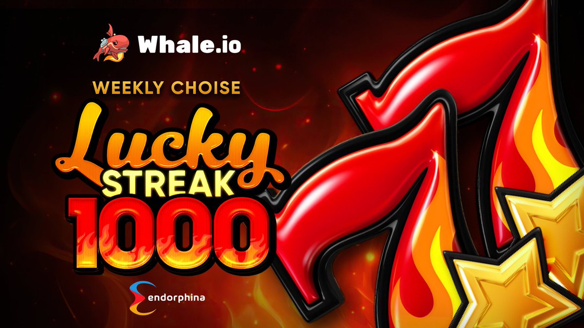 WhaleGames_en's tweet photo. Weekly Choice: Lucky Streak 1000 by Endorphina

5 paylines. High vol. Old school vibes.

For the ones who don't need 47 bonus features to have a good time.

One Whale hit 1,000x last month btw https://t.co/veI9XPhFZr