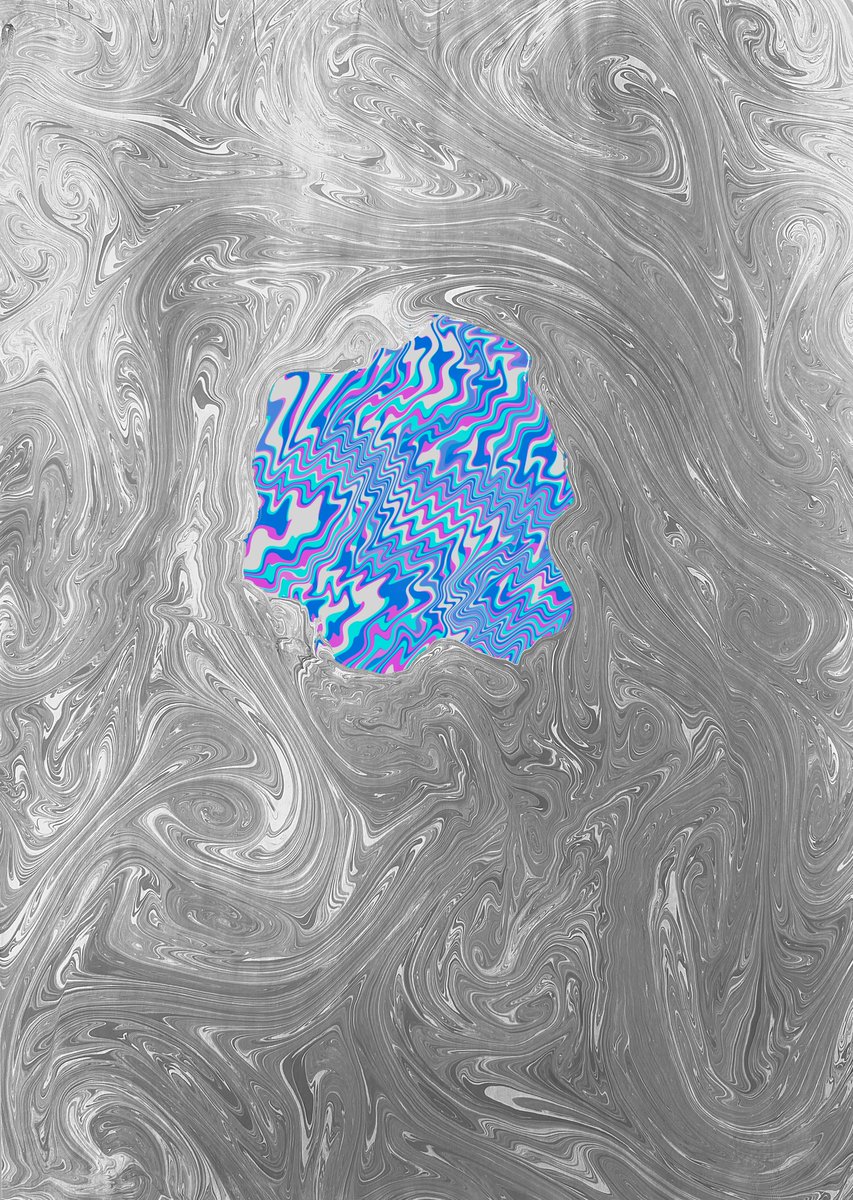 7BedB7's tweet photo. Blue-Techno///Blue-POP
#Suminagashi
#analog https://t.co/PypN0aI2KX