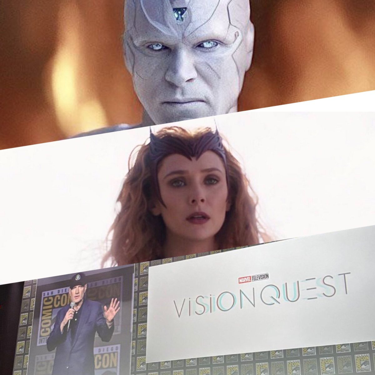 officialseti056's tweet photo. در ادامه اعلام شد سریال VisionQuest رسماً در تاریخ 14 اکتبر یعنی 22 مهر، پخش خواهد شد و این سریال رسماً پایانِ سه‌گانهٔ WandaVision است! ❤️

#News https://t.co/ux0sxTmeG0