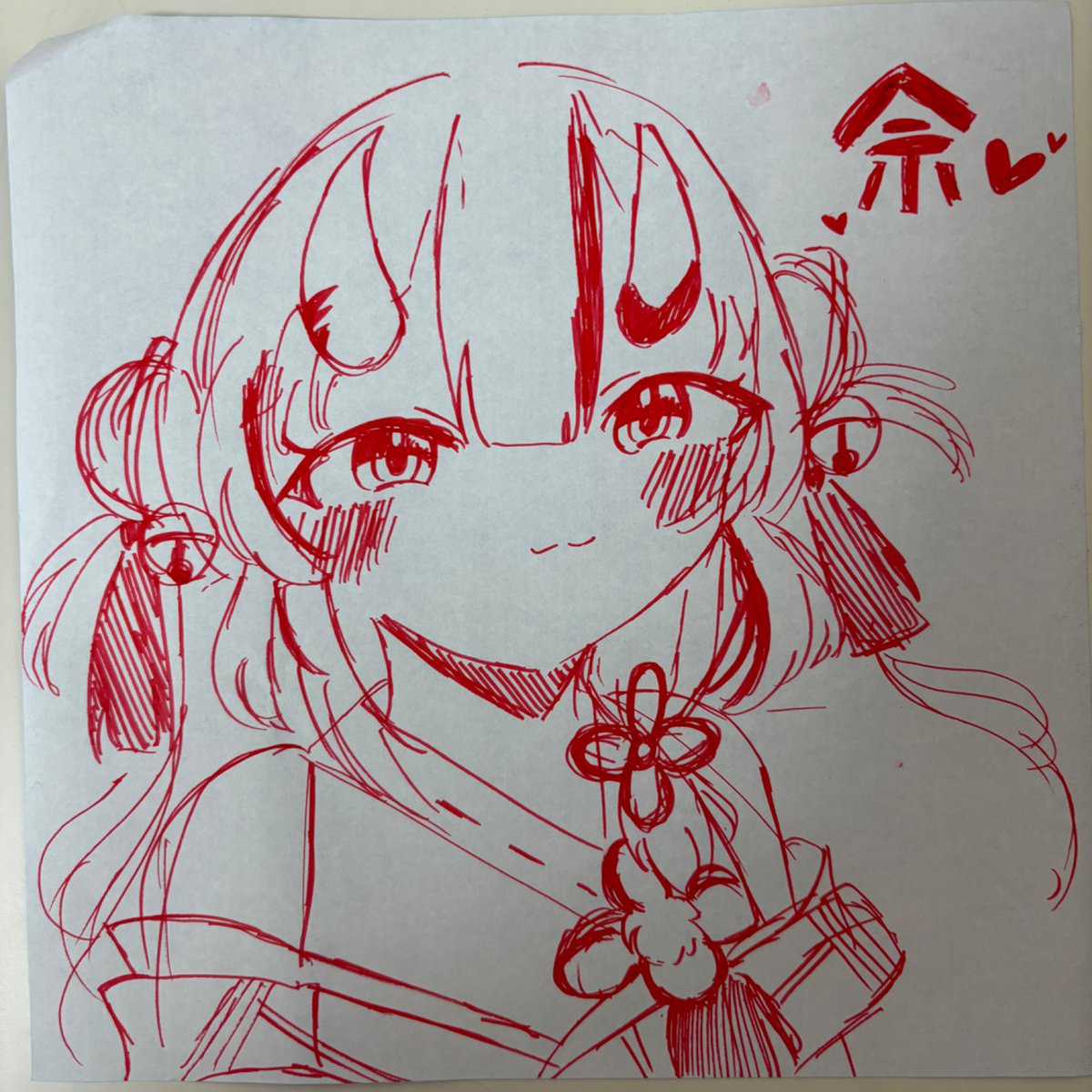 Selala_sub's tweet photo. 落書き😈💕 https://t.co/LzvKovWaA4