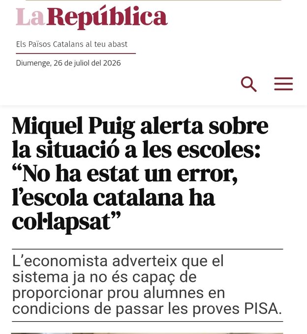 angelramos1958's tweet photo. Si l'"escola catalana ha col·lapsat" -que ha col·lapsat- se m'acut que una de les primeres mesures a prendre es il·legalitzar la Fundació Jaume Bofill, àlies @equitatorg. https://t.co/g3jfDlc55n